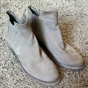 Tan Suede Ankle Boots
